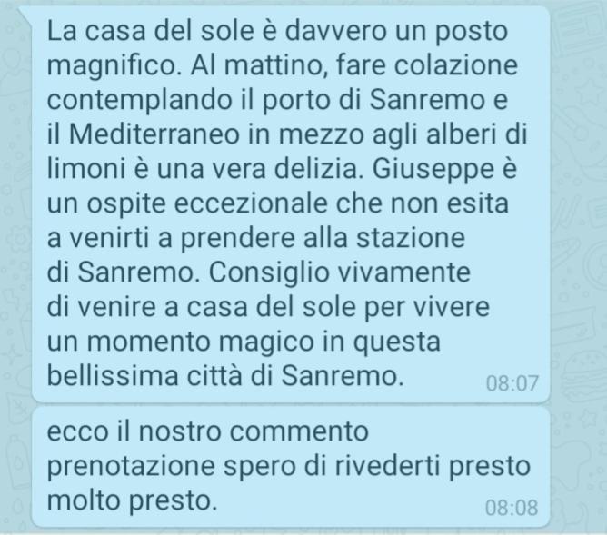 La Casa Del Sole * San Remo